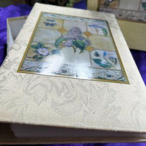New📌 Elizabeth Brownd Photo Album Pocket Butterfly & Lilac